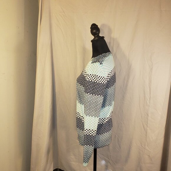 Women's Talbots Polka Dot Multi-colored Cardigan - M - Picture 3 of 6